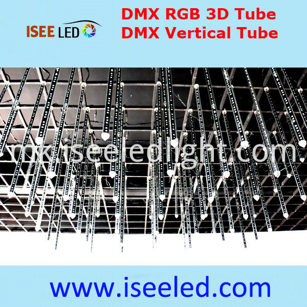 RGB DMX512 LED 3D Tube